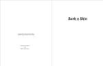 Bark &amp; Skin - the book
